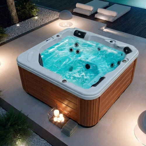 Мінібасейн Vagnerplast Premium VP7551C Silver Marble/Chocolate 830х2010х2030 см з термодахом, фото 1