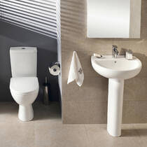 Унітаз-компакт Kolo Status 2395050UA із сидінням з дюропласту Soft close, Click2Clean, фото №6