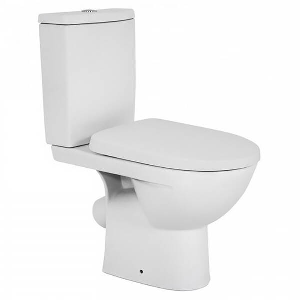 Унітаз-компакт Kolo Status 2395050UA із сидінням з дюропласту Soft close, Click2Clean, фото 1
