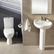 Унітаз-компакт Kolo Status 2395050UA із сидінням з дюропласту Soft close, Click2Clean, фото 3