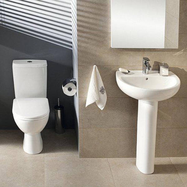Унітаз-компакт Kolo Status 2395050UA із сидінням з дюропласту Soft close, Click2Clean, фото 3