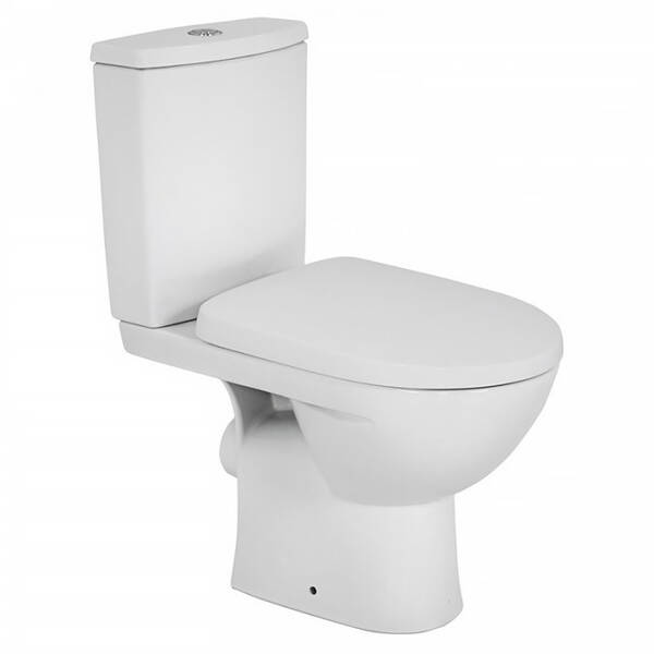 Унітаз-компакт Kolo Status 2395250UA із сидінням з дюропласту Soft close, Click2Clean, фото 1