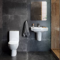 Унітаз-компакт Kolo Status 2395250UA із сидінням з дюропласту Soft close, Click2Clean