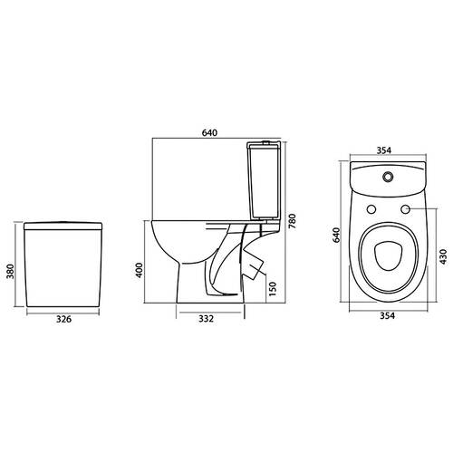 Унітаз-компакт Kolo Freja L7922100U із сидінням з дюропласту Soft close, фото 2