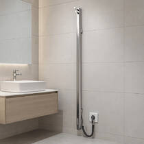 Рушникосушарка електрична Mario Ray Cubo-І 1100x30/130 TR 1100х30 мм полірована нержавіюча сталь 30 Вт, фото №1