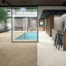 Керамограніт Novabell Thermae TRM42SR Trm Honey Spazzolato Rett 60x120 см, фото №2