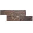 Керамограніт Rondine J85703 Bristol Umber  Brick Angola Incollato 12x25 см, фото 1