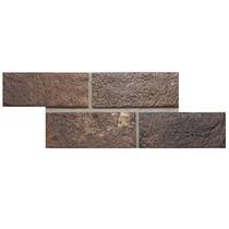 Керамогранит Rondine J85703 Bristol Umber Brick Angola Incollato 12x25 см, фото №1