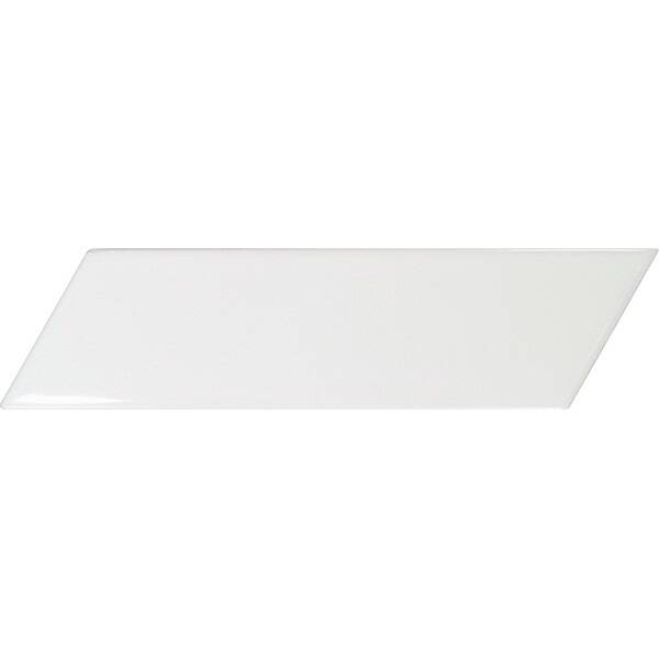 Плитка Equipe Ceramicas Chevron Wall 23351 Chevron Wall White Matt Left 18,6x5,2 см, фото 1