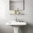 Плитка Equipe Ceramicas 23344 Chevron Wall White Left 18,6x5,2 см, фото 3