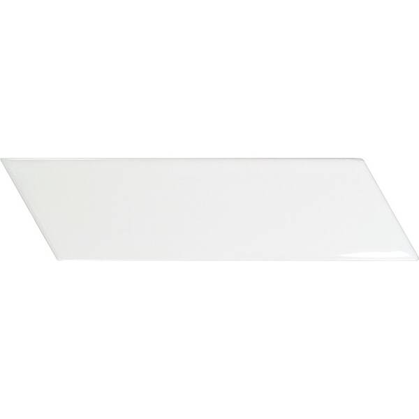 Плитка Equipe Ceramicas Chevron Wall 23358 White Right 18,6x5,2 см, фото 1