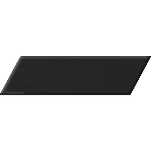 Плитка Equipe Ceramicas 23357 Chevron Wall Black Matt Left 5,2х18,6 см, фото 1