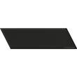 Плитка Equipe Ceramicas 23367 Chevron Wall Black Matt Right 5,2х18,6 см, фото 1