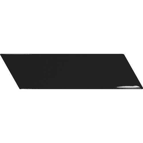 Плитка Equipe Ceramicas 23366 Chevron Wall Black Right 5,2х18,6 см, фото 1