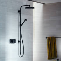 Душова система прихованого монтажу Axor One 48790670 чорний матовий, фото №3