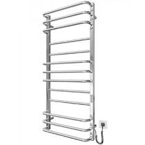 Рушникосушарка електрична Mario Преміум Люкс-I 1100х500/170 TR K, 1100х490 мм з таймером-регулятором температури, хром, 160 Вт, фото №2