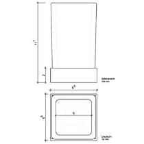 Стакан Decor Walther Corner CO SMG 0562520 золото глянцевый, фото №2