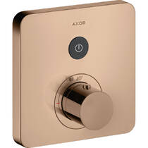 Смеситель скрытого монтажа Axor ShowerSelect 36705300 с термостатом, полированное красное золото, фото №1