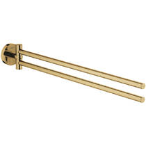 Тримач для рушників Grohe Essentials 40371GL1 поворотний, золото, фото №1
