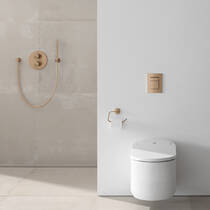 Тримач для туалетного паперу Grohe Essentials 40689GL1 золото, фото №3