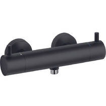 Смеситель для душа Kludi Bozz 352033938 с термостатом, черный матовый, фото №1