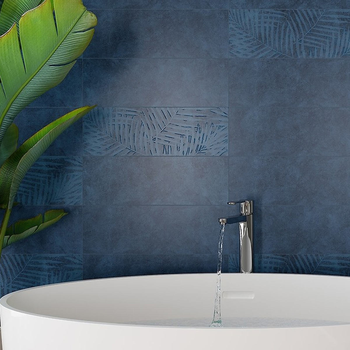 DIXIE DECO DARK BLUE SATIN (1 сорт)