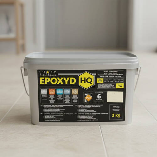 Заполнитель для швов WIM Epoxyd 2/63 эпоксидный двухкомпонентный слоновая кость 2кг, фото 1