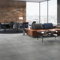 Керамограніт Cerrad Lukka Grafit Lappato 80х80 см, фото №2