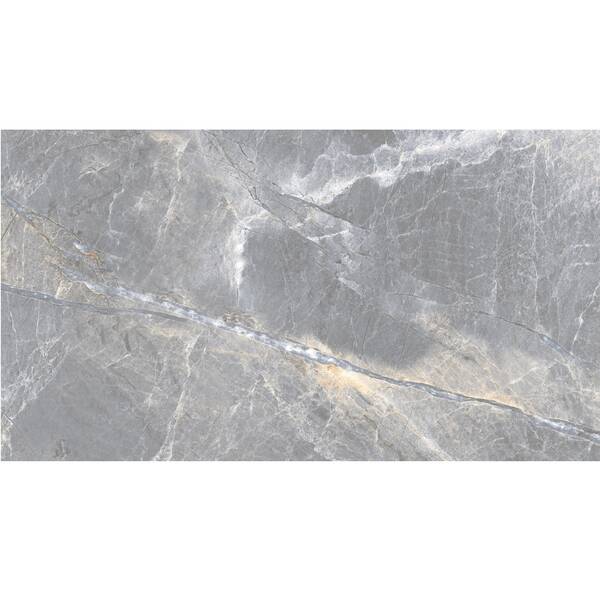 Керамограніт Megagres Vezuv Light Grey Full Lapp 60x120 см, фото 1