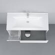 Тумба с раковиной AM.PM X-Joy M85 - FSL10026 - WC10026WG38 напольная, 100 см, с корзиной для белья, левая, фото 3