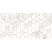 Плитка Golden Tile Sentimento Hexagon Белый Sn0151 30x60 см, фото №1