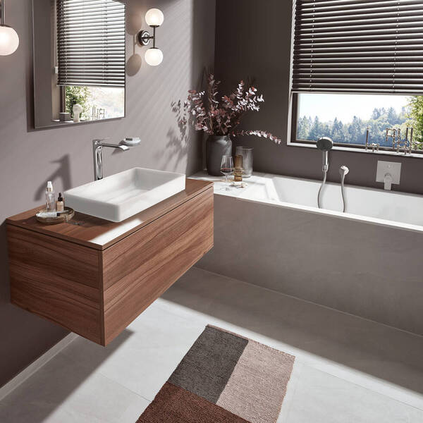 Смеситель скрытого монтажа для ванны/душа Hansgrohe Vivenis 75415700, фото 4