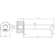 Вилив для ванни Gessi Ingranaggio 63603-030 Copper PVD, фото №3