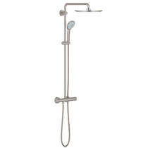 Душевая система Grohe Euphoria System 310 26075DC0 с термостатом, суперсталь, фото №1