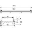 Решітка для душового каналу TECE Drainline Plate 600770 700 мм під плитку, фото 4