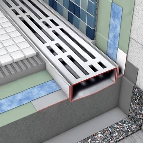 Решетка для душевого канала TECE Drainline Basic 601010 1000 мм, фото 3