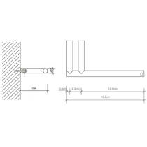 Тримач для туалетного паперу Decor Walther Mikado MK TPH1 0520250 без кришки, білий матовий, фото №2