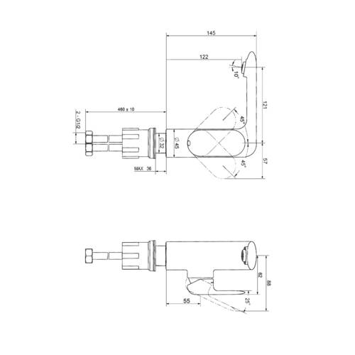 Змішувач для раковини Devit Soul 11811149, фото 3