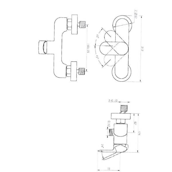 Смеситель для душа Devit Soul 11815149, фото 2