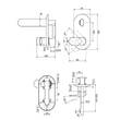 Смеситель скрытого монтажа для раковины Devit Soul 1181X149, фото 2