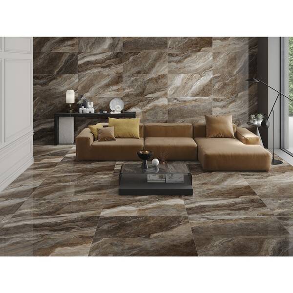 Керамограніт Almera Ceramica (Spain) P.E. Pul Galaxy Brown 60x120 см, фото 4