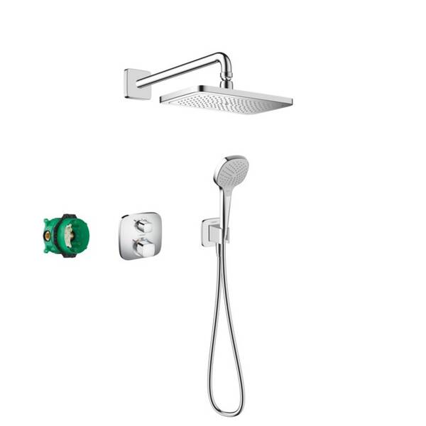 Душевая система скрытого монтажа Hansgrohe Croma 27953000 с термостатом, фото 1