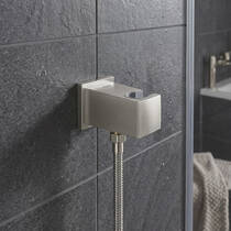 Шлангове підключення Grohe Euphoria Cube 26370DC0 з тримачем для душу, суперсталь, фото №1