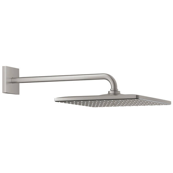 Верхній душ Grohe Rainshower 26564DC0 з тримачем 422 мм, суперсталь