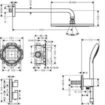 Душевая система Hansgrohe Croma 27954000, фото №2