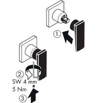 Ручка для змішувача Hansgrohe Metropol 93163140 бронза, фото №2