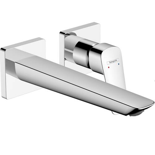 Смеситель скрытого монтажа для раковины Hansgrohe Logis 71256000 из стены 20,5 см, хром, фото 1