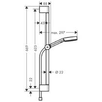 Душевой набор Hansgrohe Pulsify Select EcoSmart 24161000, фото №2