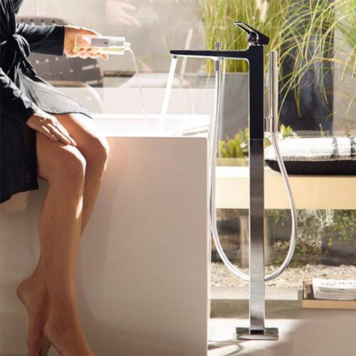 Змішувач для ванни Hansgrohe Metropol 74532000 підлоговий, хром, фото 3