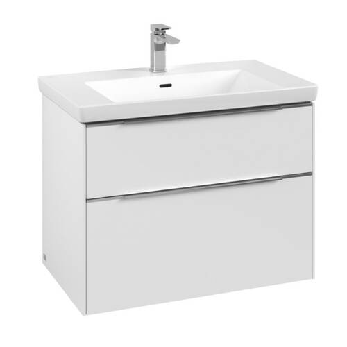 Тумба для раковини Villeroy & Boch Subway 3.0 C57400VF 80 см підвісна білий, фото 1